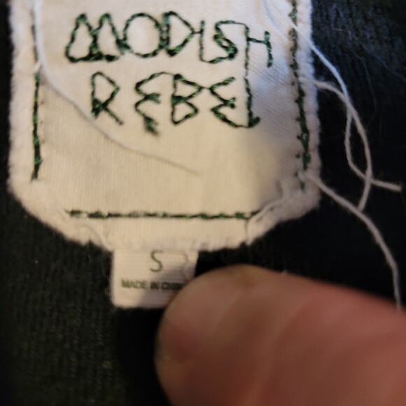 Modish Rebel Moon Stars Graphic Sweatshirt Sz S Distressed Grunge Celestial - Picture 7 of 13